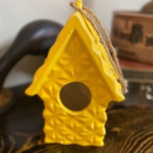 Glass Birdhouse decor
